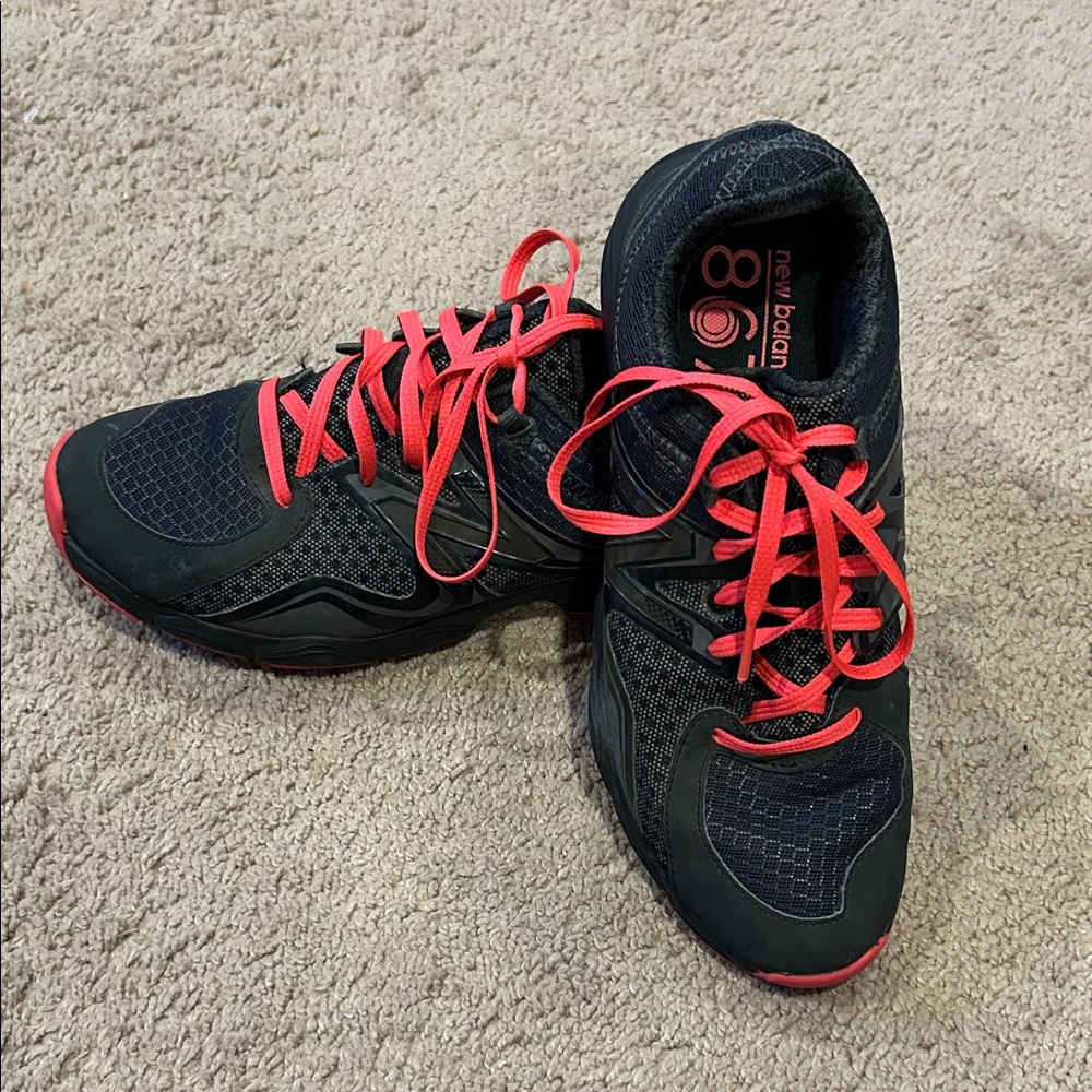 New Balance Black and Pink Athletic Shoes